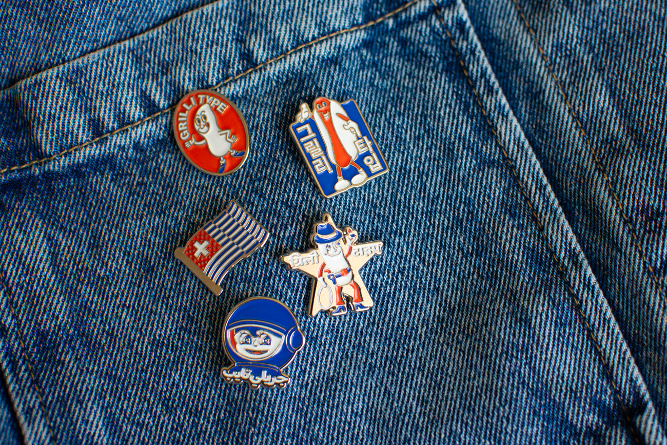 GT America Intl Pins, 5 pcs.