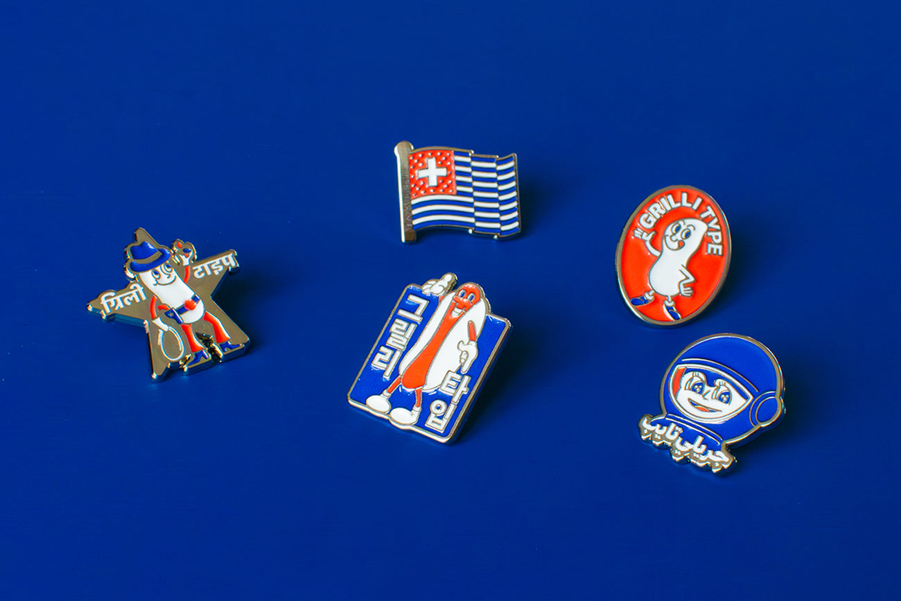 GT America Intl Pins, 5 pcs.
